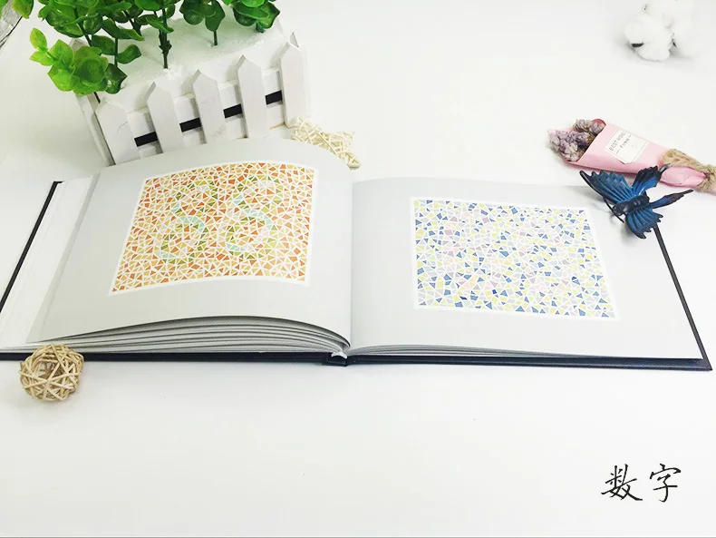 Оптометрия цвет слепота Цветовая проба тест книга новая Шестая серия слепоты