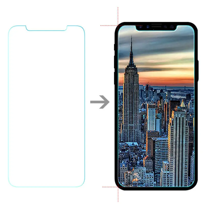 4 шт./упак. HD Экран протекторы для Iphone11 Pro Max X XS XR 6 7 8 Plus SE 2020 с уровнем твердости 9H