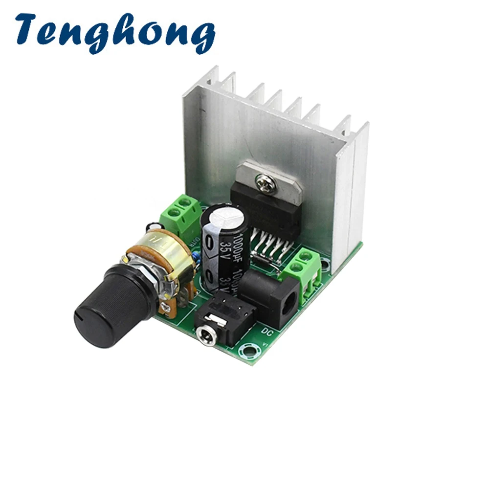 Цифровой усилитель мощности Tenghong TDA7297 плата звукового усилителя 15 Вт * 2