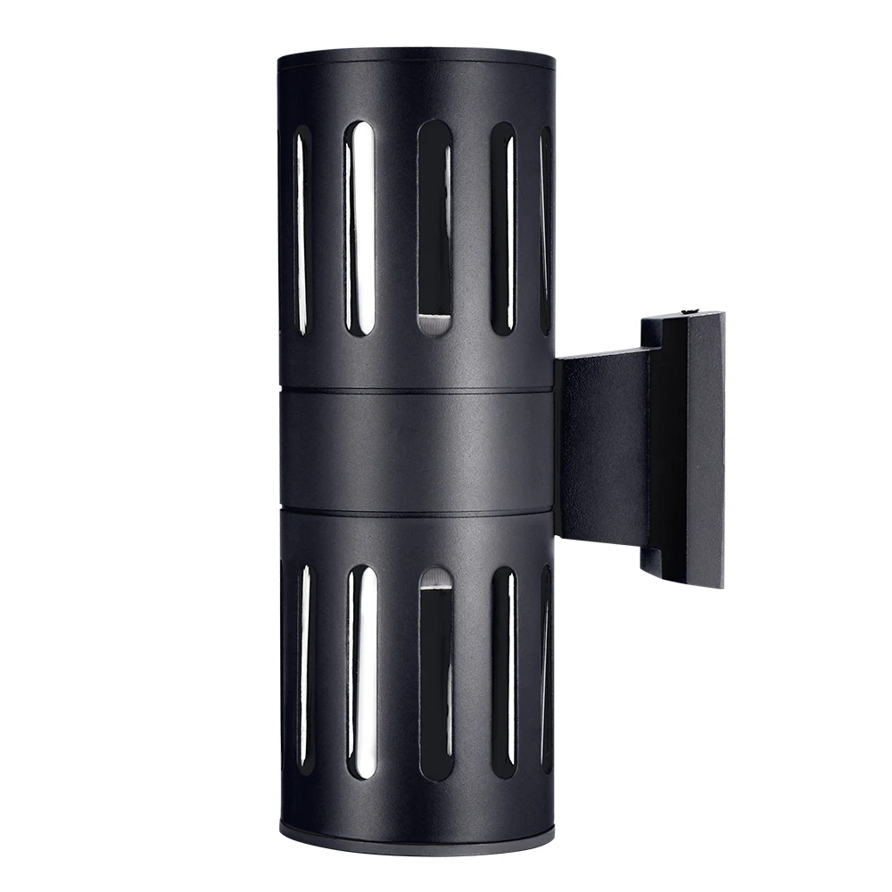 Настенный светодиодный светильник с двойной головкой и абажуром IP65 уличная