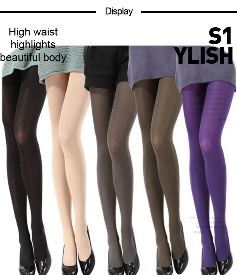 Female Tight 11 Colors Woman Sexy 120D Candy Color Pantyhose Plus Size Stockings Multicolour Stovepipe Tights
