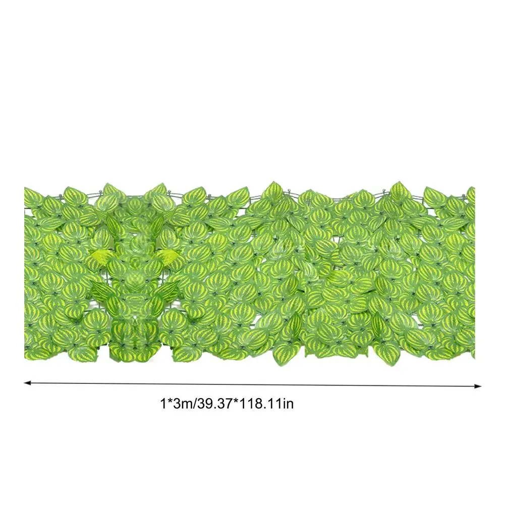 

1*3m Artificial Leaf Privacy Fence Ivy Leaf Hedge Screening Leaf Screen Outdoor Garden Backyard Balcony Fence Privacy