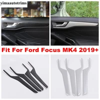 for ford focus mk4 2019 2022 car inner door handle panel strip garnish cover trim abs stainless steel accessories interior