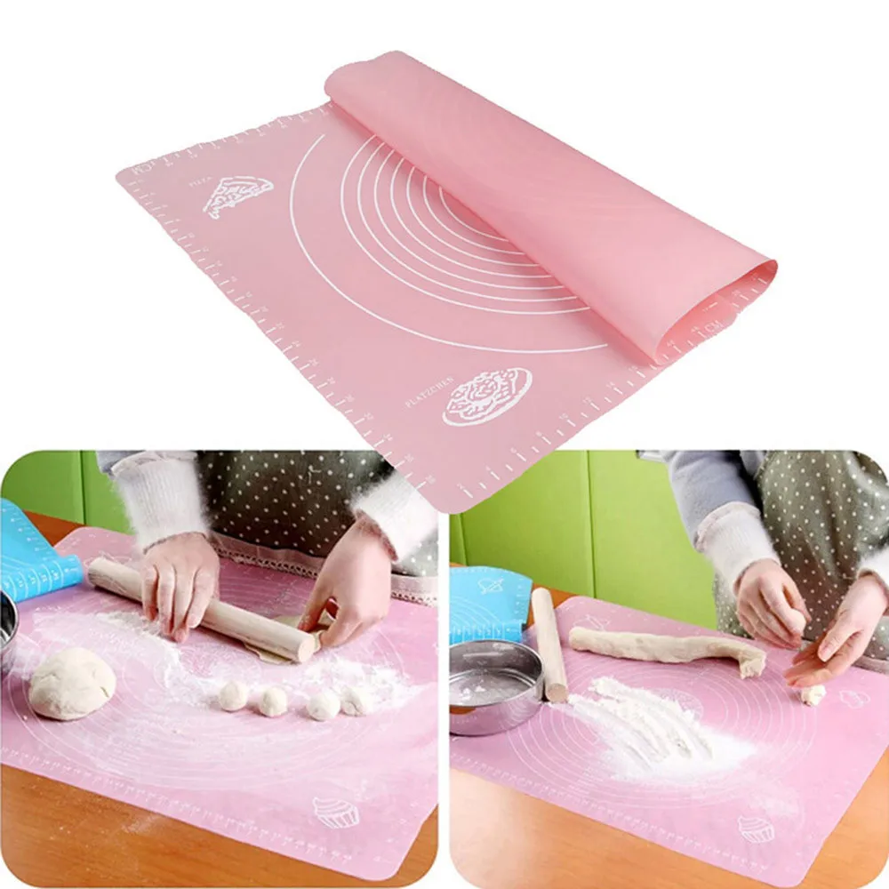 

Kneading Dough Mat Silicone Grill Baking Mat Pizza Cake Dough Maker Pastry Kitchen Cooking Gadgets Bakeware Table Mats Pad Sheet