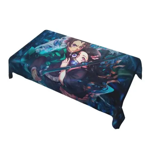 

Demon Slayer Print Table Cloth Coffee TableCover Rectangular Tablecloth Waterproof Tablecloths Dining TableCloth