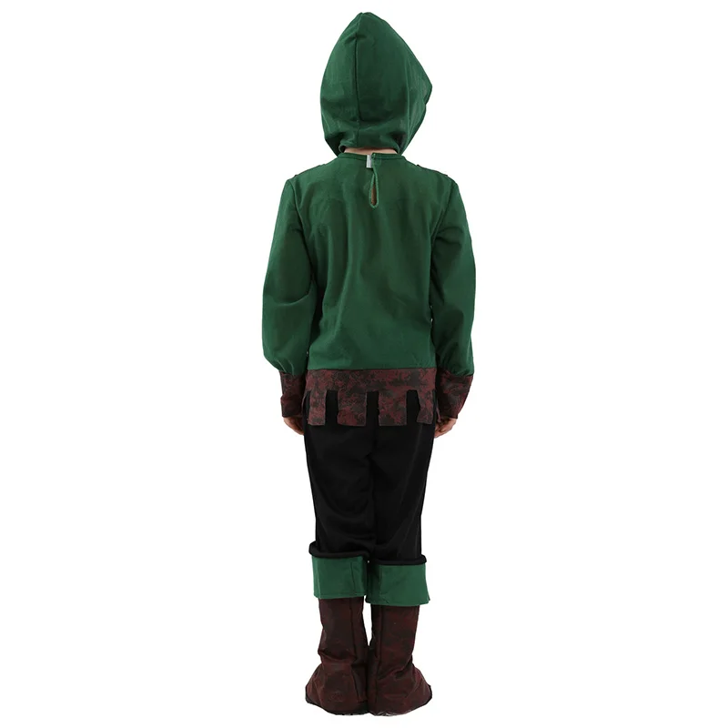 Детский средневековый костюм Archer Hunter Robin Hood для мальчиков на Хэллоуин Пурим