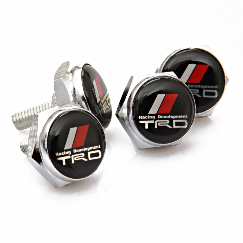 Подходит для TOYOTA специальный модифицированный TRD номерной знак винт лицензионный Противоугонный винт автомобильный лицензионный твердое уплотнение винт
