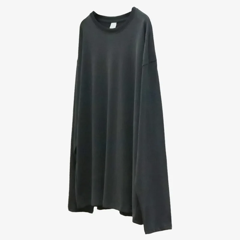 Мужская однотонная хлопковая футболка Приталенная 10 цветов на осень и зиму 2019 |