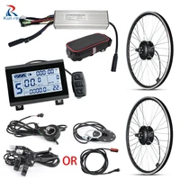 kunray electric bike brushless hub motor front rear wheel 20inch 26inch kt controller 250w 350w lcd display ebike conversion kit