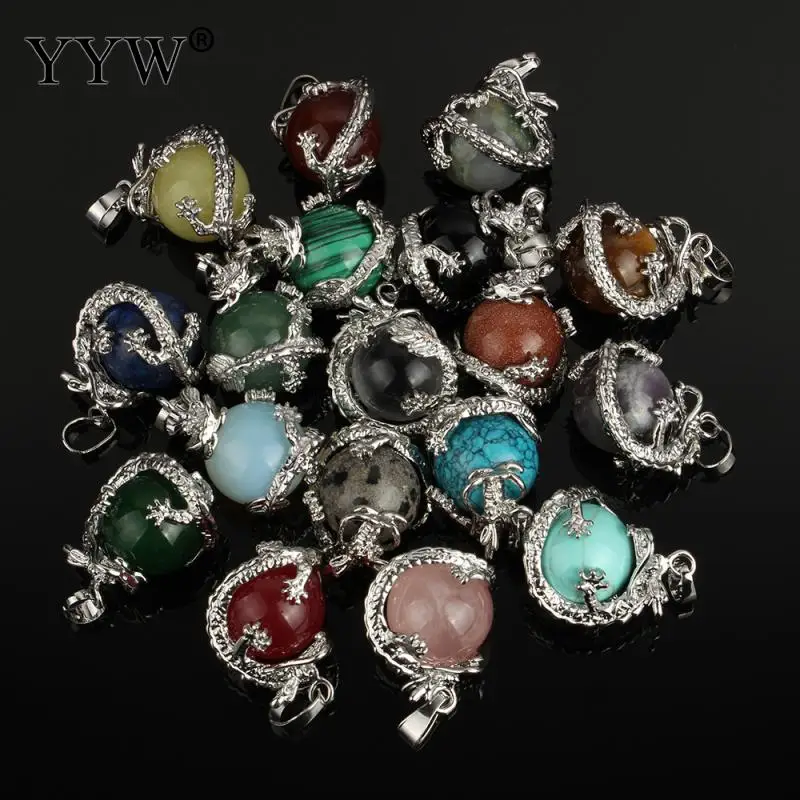 3D кулон в форме дракона натуральный созданный драгоценный камень Фиолетовый