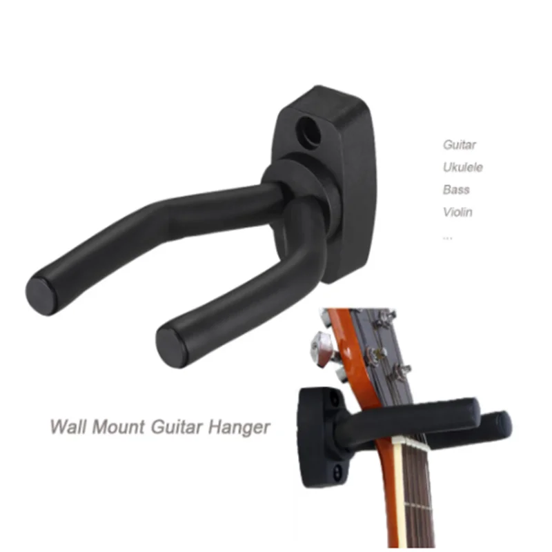 

1Pcs Wall Mount Guitar Hanger Hook Non-slip Holder Stand For Acoustic Guitar Ukulele Violin Bass Guitar Instrument Accessories
