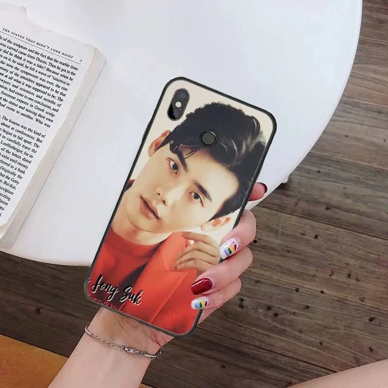 

Korean male star Idol Lee Jong Suk Phone Cases For Xiaomi Redmi note 7 8 9 t k30 max3 9 s 10 pro lite