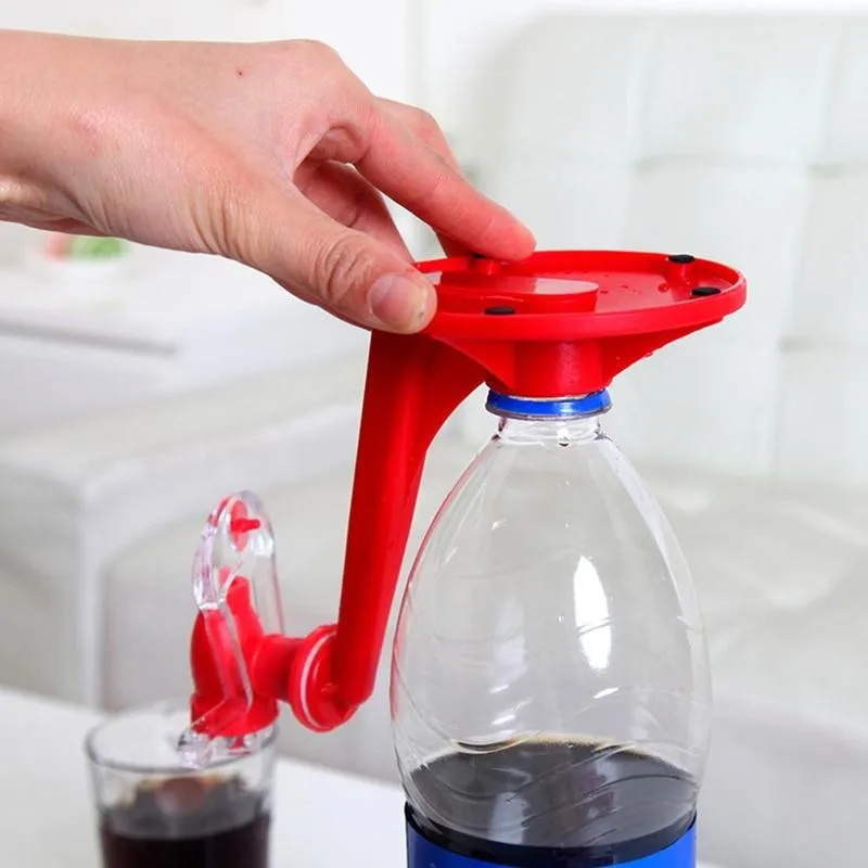 

Tap Drinking Water Dispense Bottle Upside Down Coke Dispenser Soda Saver Party Drink Dispenser Bar Tools J0X4