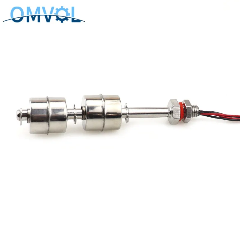 Stainless Steel Water Level Sensor Liquid Float Switch Tank Pool Double ball L:120mm | Обустройство дома