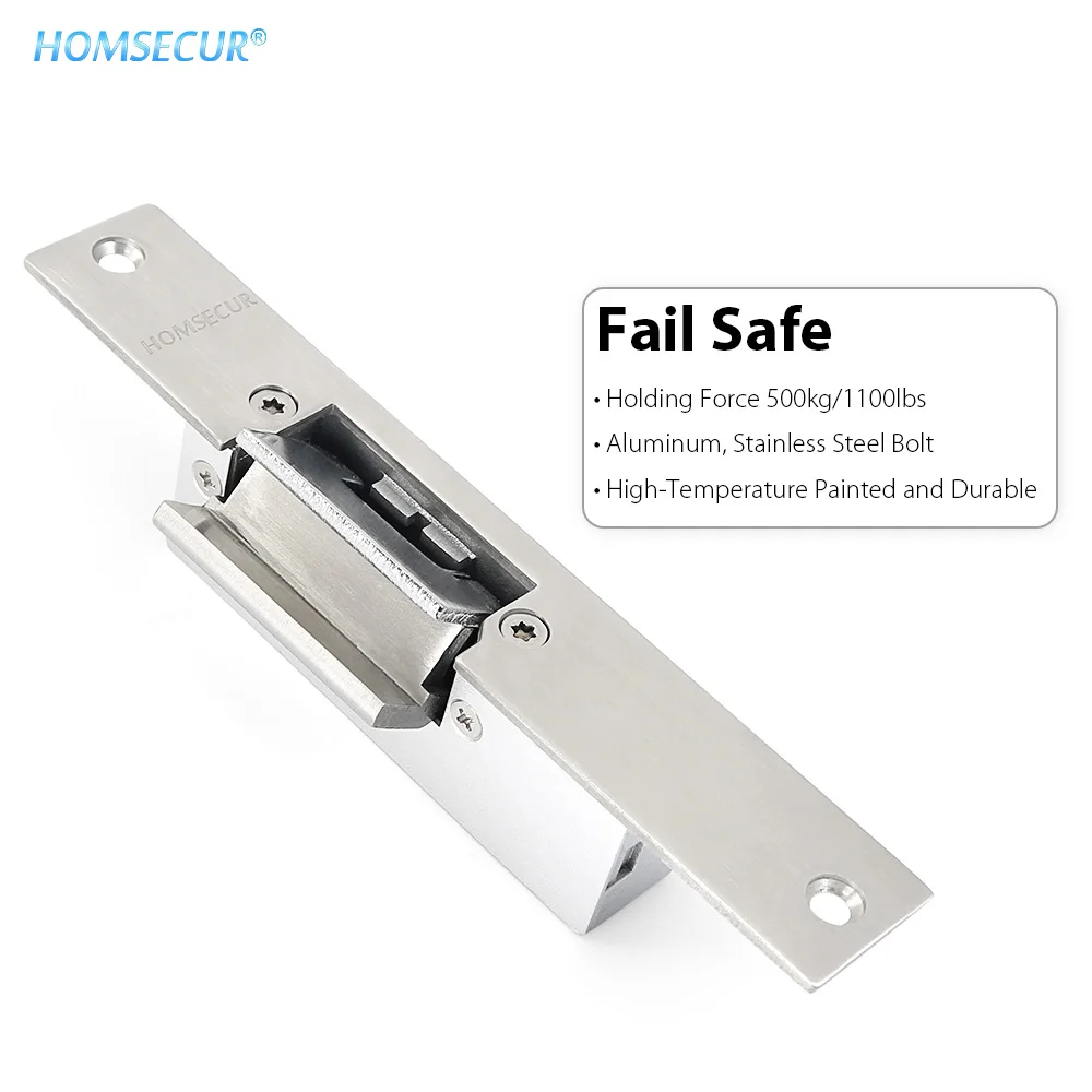 HOMSECUR Электрическая Стеклянная Дверная замка для системы контроля доступа |
