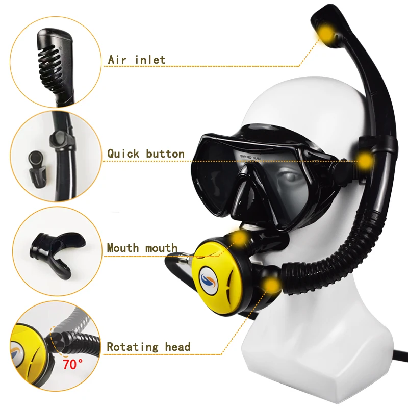20 Minutes Scuba Diving Equipment 2L Diving Oxygen Tank Mini Scuba Diving Tank Diving Equipment