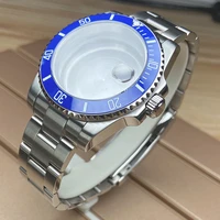 nh35 nh36 eta 2824 dial movement 40mm stainless steel sapphire glass mens watches case parts watchband bracelet for rolex style