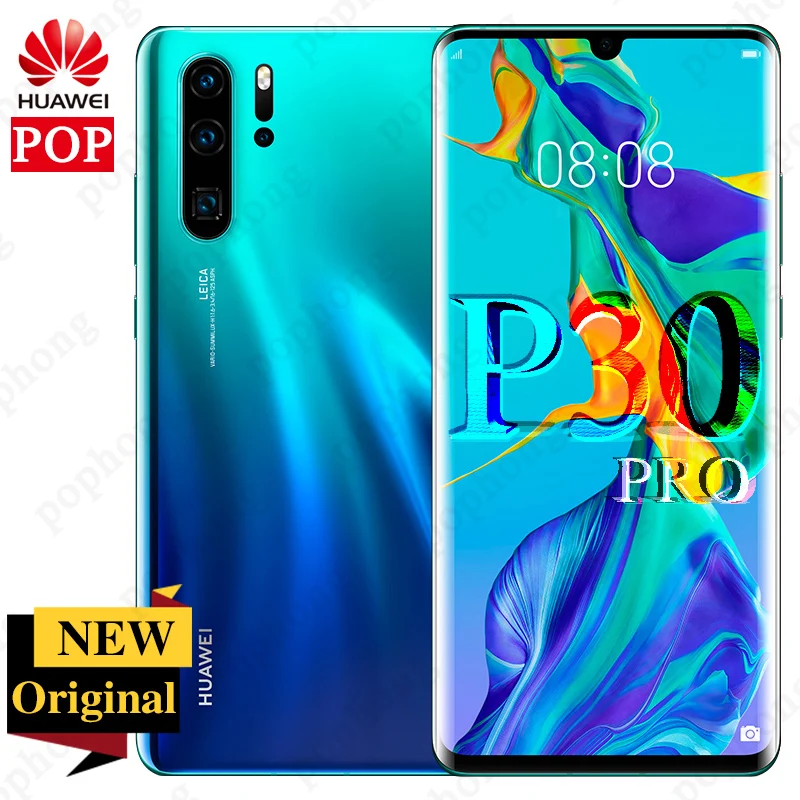 Глобальная Версия Дополнительно huawei P30 Pro мобильный телефон 6,47 ''полный экран OLED Kirin 980 смартфон NFC GPS Android 9,1 5 камер