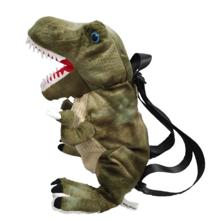Детские рюкзаки Dianosaur Детская плюшевая сумка для кукол Детский рюкзак с 3D