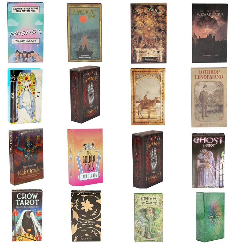 

Classic Tarot Cards Russian English Family Personal Board Game Deck Oracle Card Beginner English Version PDF Guide Book