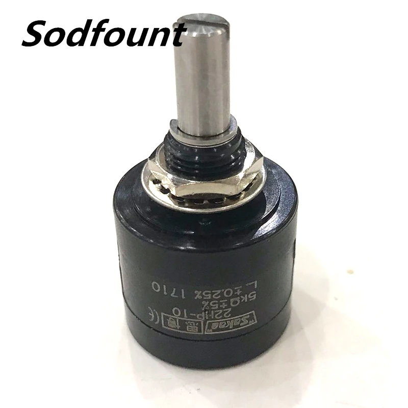 

1pcs 1W 2W 22HP-10 1K 2K 5K 10K Multi-turn wirewound potentiometer