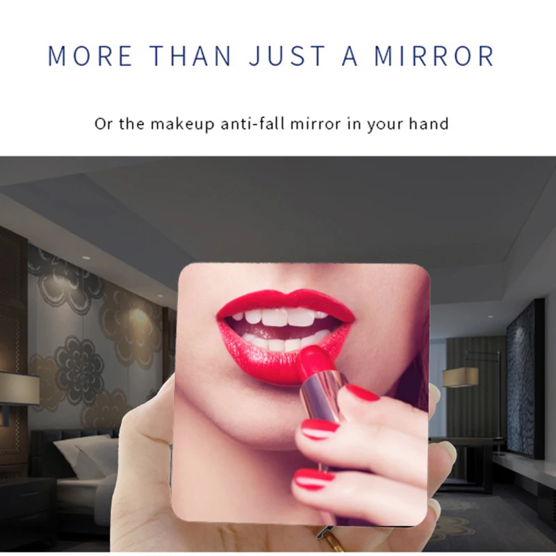 LED Mirror Alarm Clock Digital Table Wake Up Light Electronic Large Time Temperature Display Home Decoration | Дом и сад