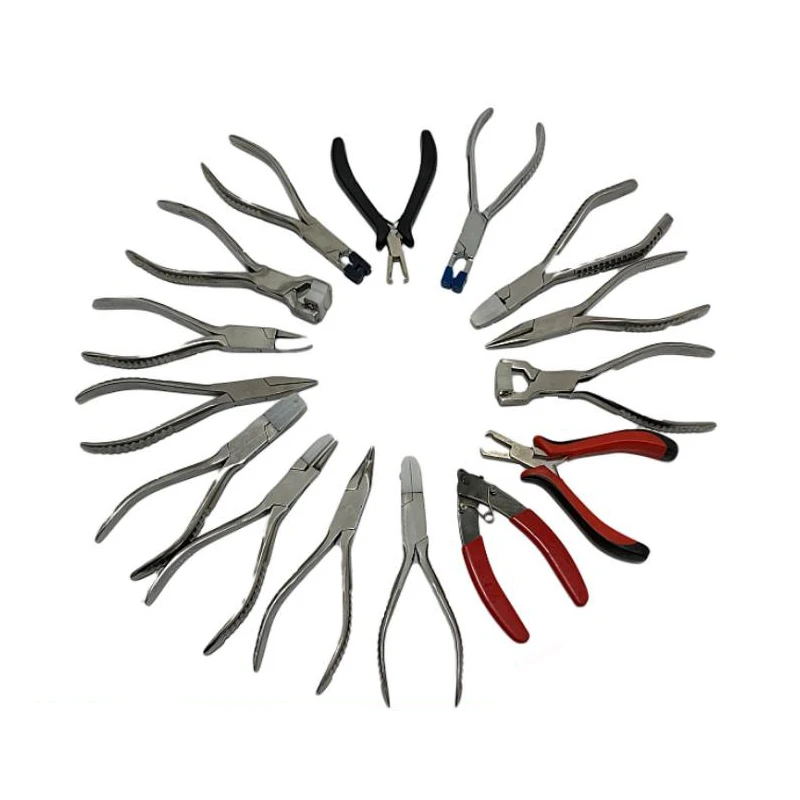 

1PC Glasses Frame Adjusting Repairing Pliers Tool Professional Eye Glasses Screw Cutter Nylon Flat Jaw Crew Clamp