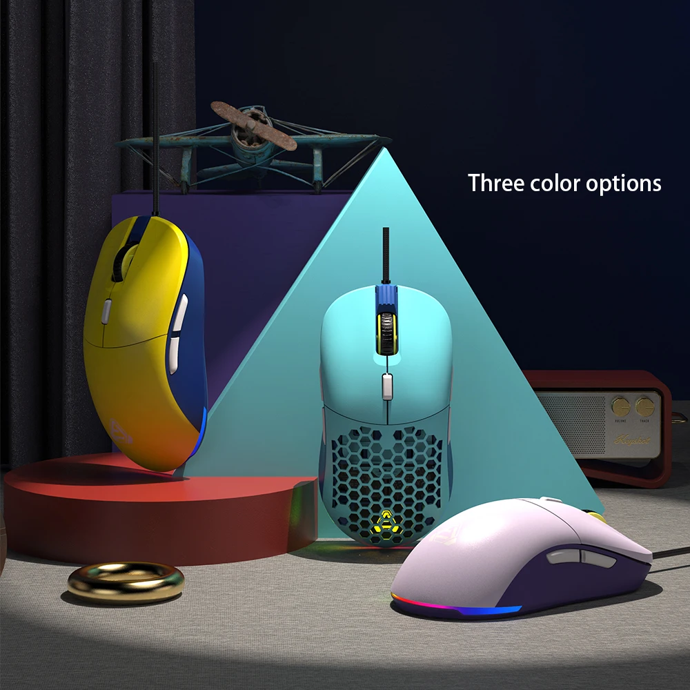 

Эргономичная Проводная компьютерная мышь с RGB-подсветкой