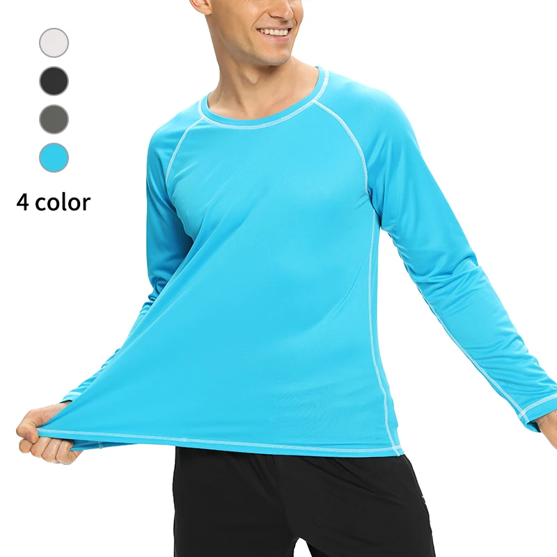 

Men's Long Sleeve T-shirts Gym Clothing Sportswear Sporting Cry Fit Running Man Rashguard Men T-shirt Sport Compression T Shirt