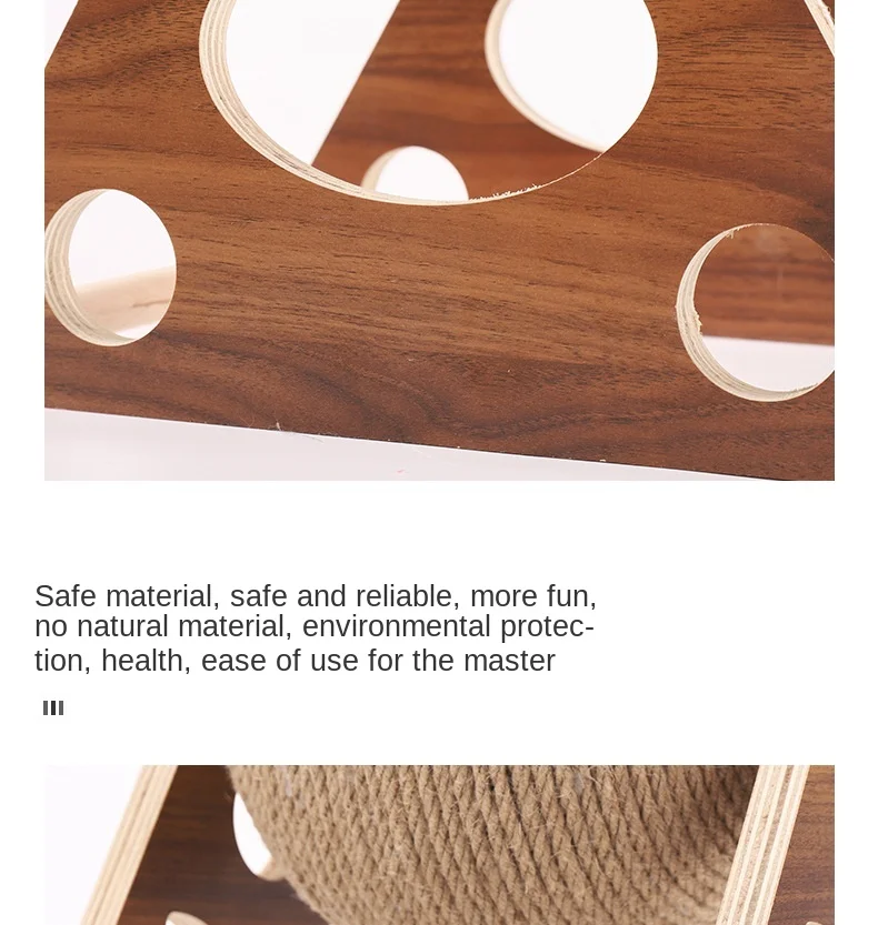 

zq Three-Dimensional Sisal Cat Grasping Ball Wear-Resistant Claw Cat Scratch Board Self-Hi Cat Toy