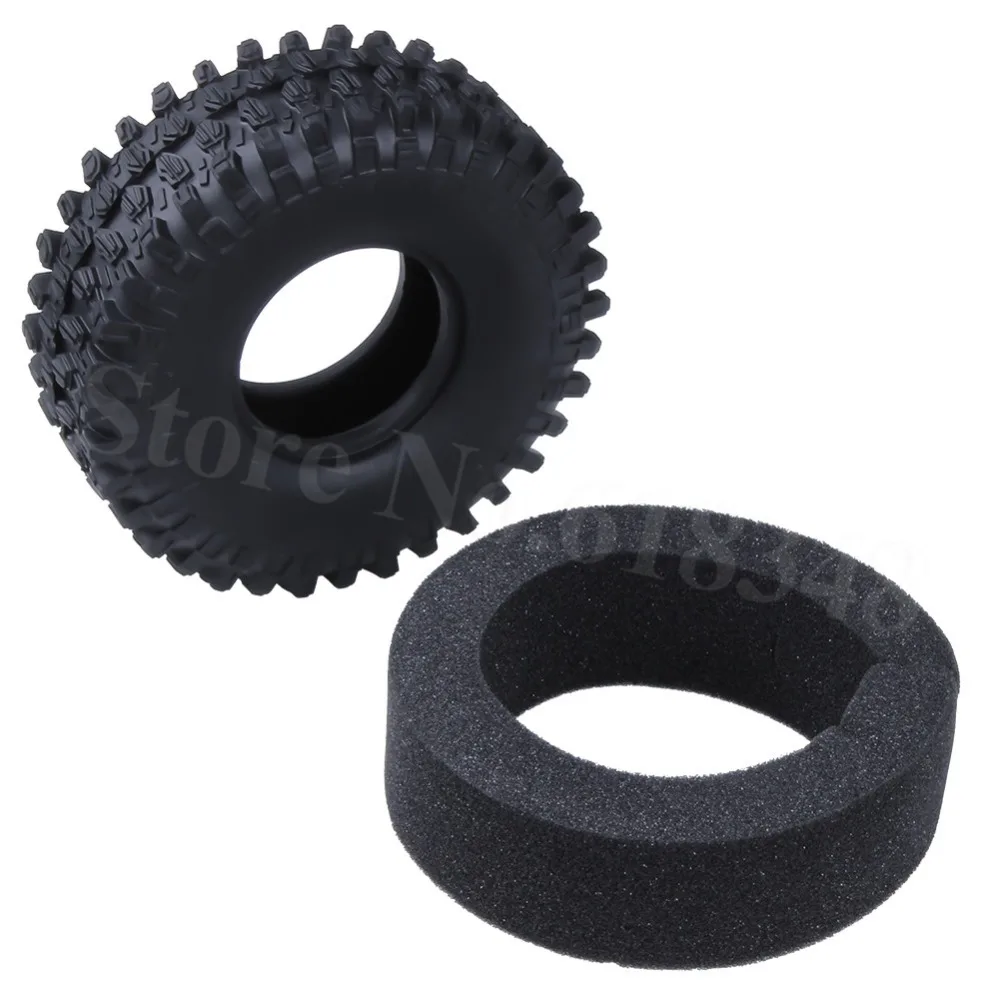 4 шт. Резина 120 мм RC Гусеничные Шины с поролоновыми вставками ID: 52 Ширина: 45 для 1/10