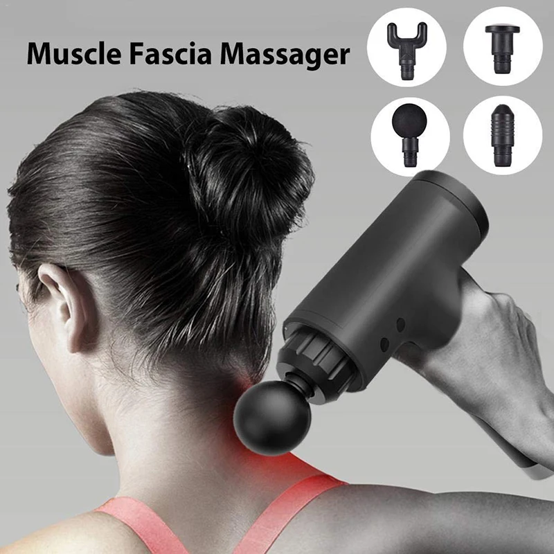 

Dropshipping Massage Gun Muscle Massager Muscle Pain Management after Training Exercising Body Relaxation Slimming Pain Relief