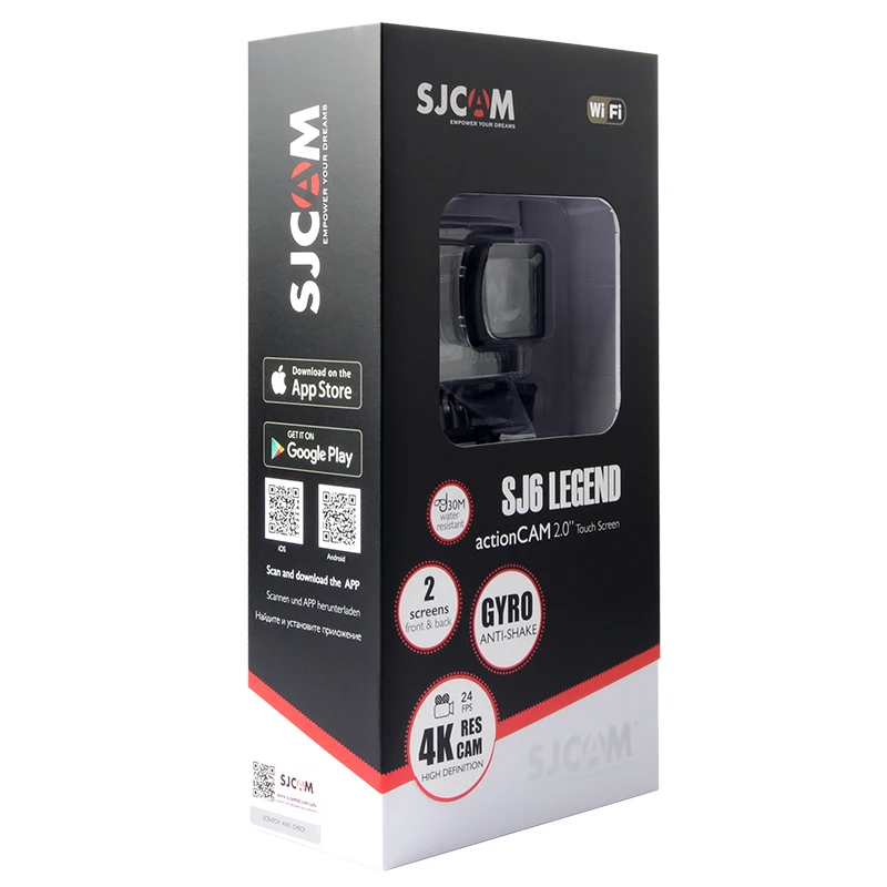 Оригинальная Спортивная Экшн-камера SJCAM SJ6 Legend 4K Wifi 30M водонепроницаемый ультра HD 2