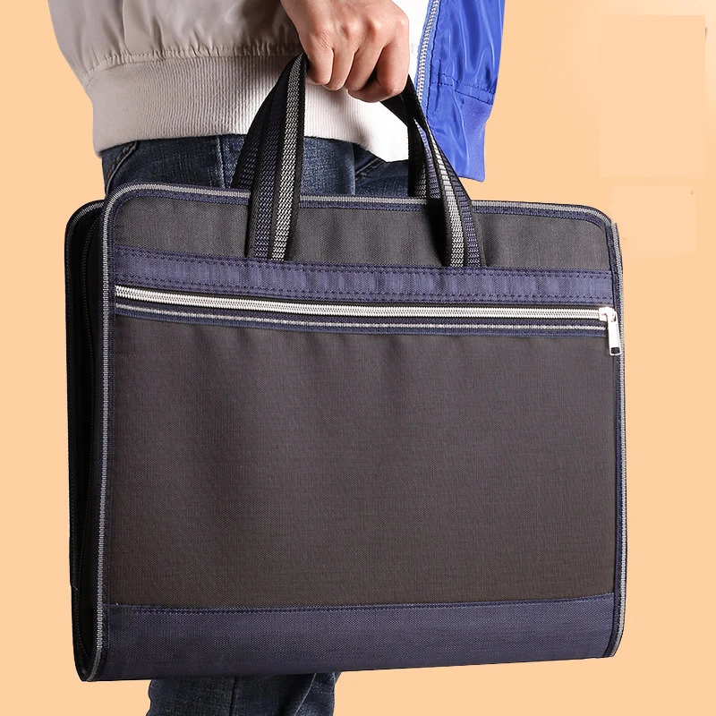 Портативная Холщовая Сумка для органа держатель файлов A4 документов 13 слоев