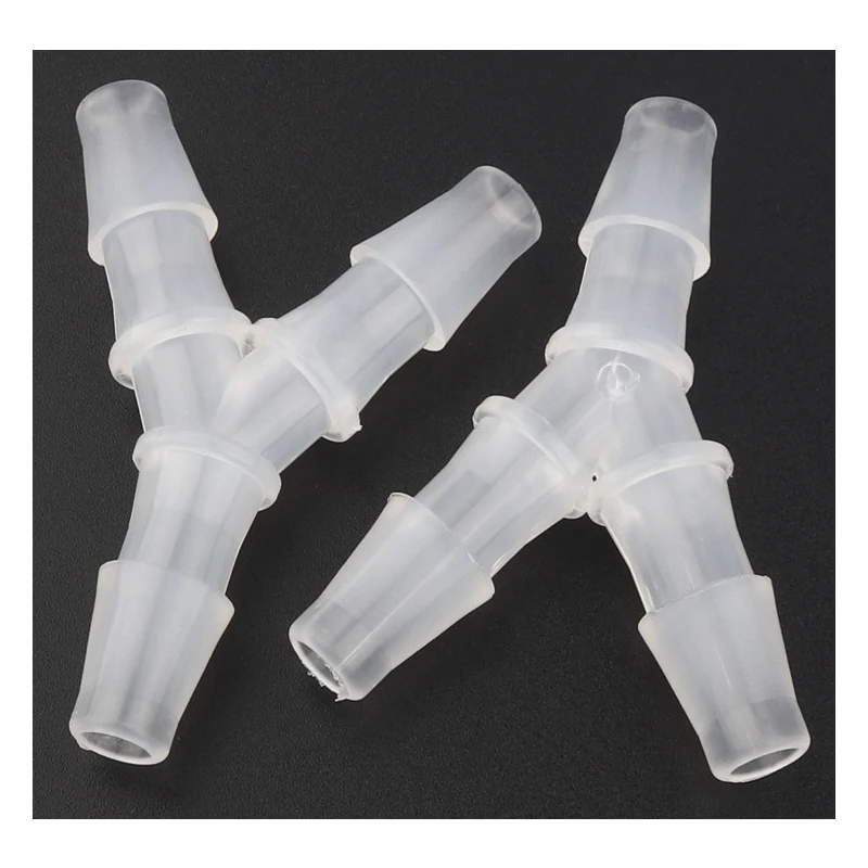 

3Pcs Y-Type Tee Connectors PP Plastic Pagoda Joints Aquarium Fish Tank Aerator Hose Connector Air Pump Fittings