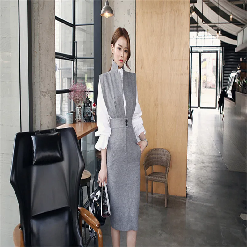 Женское офисное платье костюм легинса платье-жакет женское осеннее облегающее