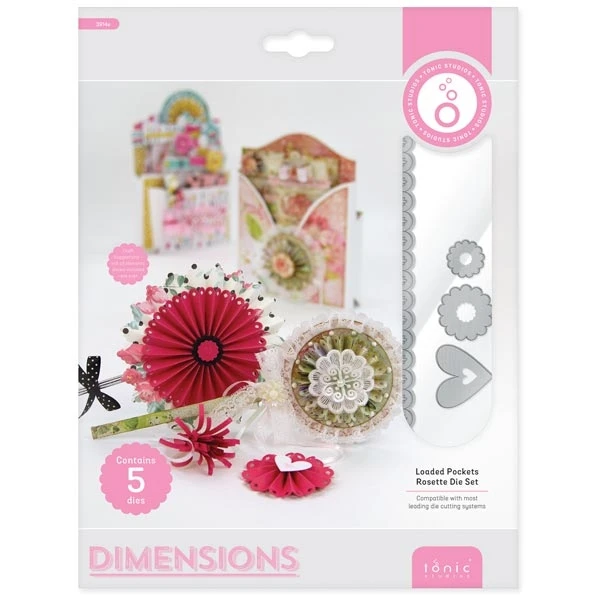 

2021 AliliArts Metal Cutting Dies Rosette Set diy Scrapbooking Photo Album Decorative Embossing PaperCard Crafts Die