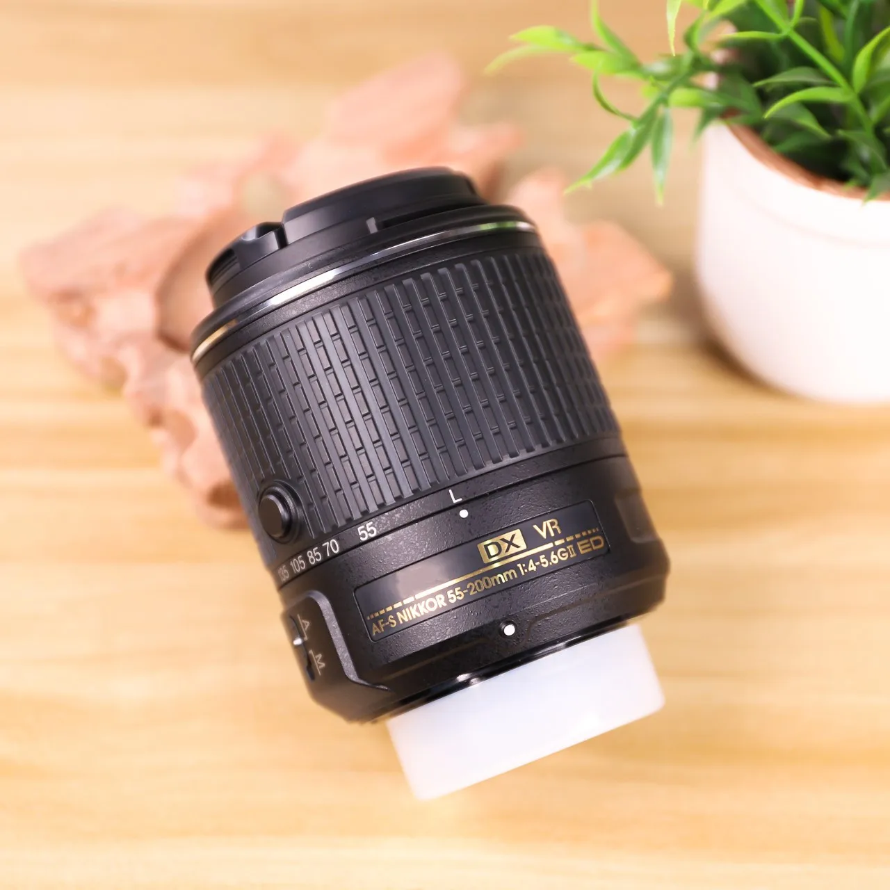 Оригинальный объектив NIKON AF-S DX NIKKOR 55-200 мм f/4-5 6G ED VR II передний + задний Чехол |