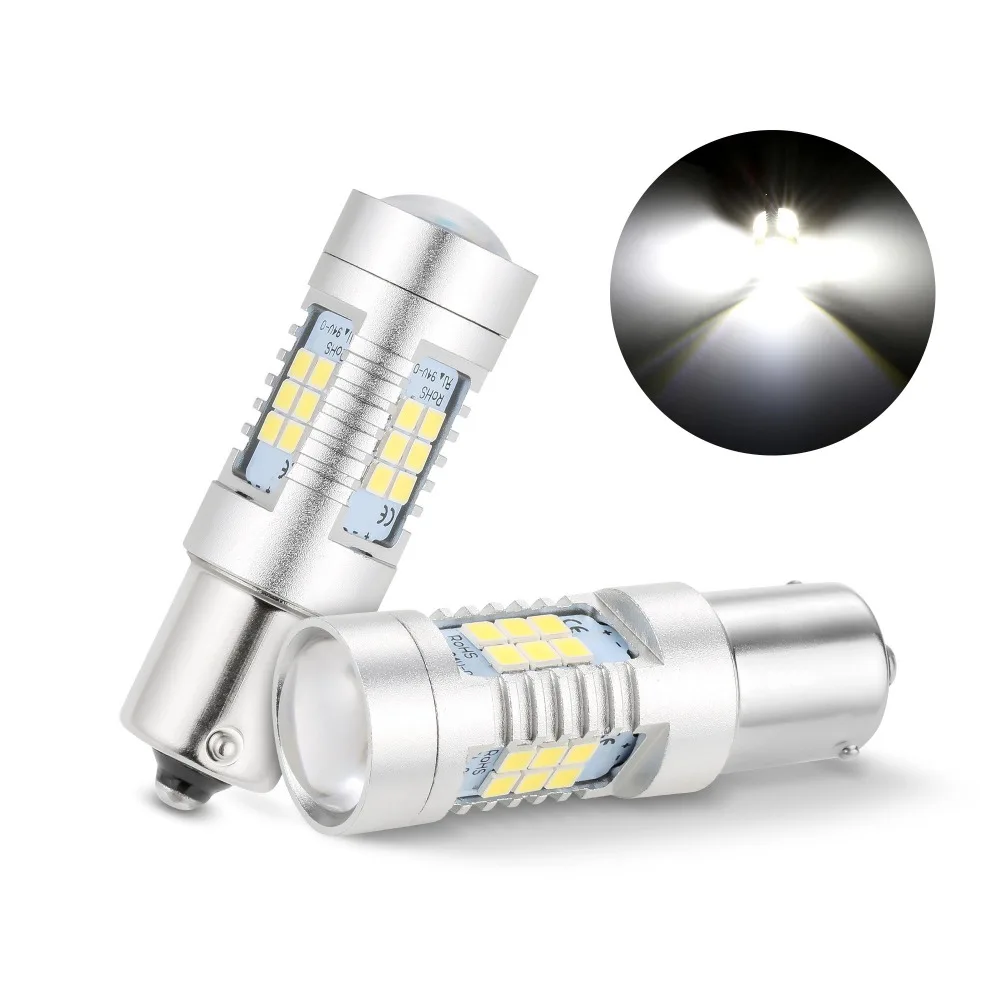 

2pcs Canbus Highlight New LED lights 1156 21SMD 2835 brake lights reversing light turn lamp