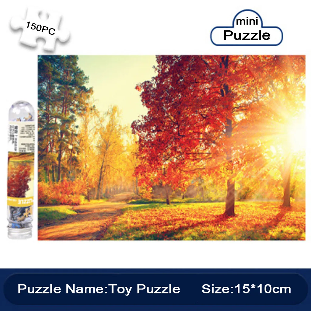 

150pcs Children Adults Personalized Jigsaw Landscape Puzzle Paper Puzzle Game Jigsaw Early Learning Kids Interesting Toys