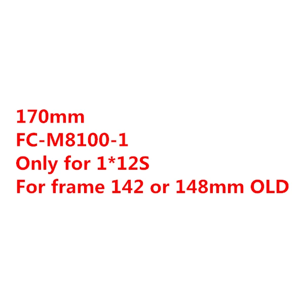 170mm FC-M8100-1 SHIMANO XT 12S M8100 12 Скоростей диаметра окружности болтов(FC-M8100-1 FC-M8120-1 FC-M8130-1 M8120 BOOST Передняя звездочка цепной передачи - Цвет: 170mm FC-M8100-1