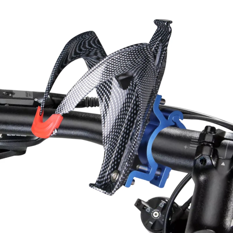 

Bicycle Water Bottle Cage Handle Bar Adapter Aluminum Alloy Quick Release Bottle Cage Conversion Seatpost Mount Durable