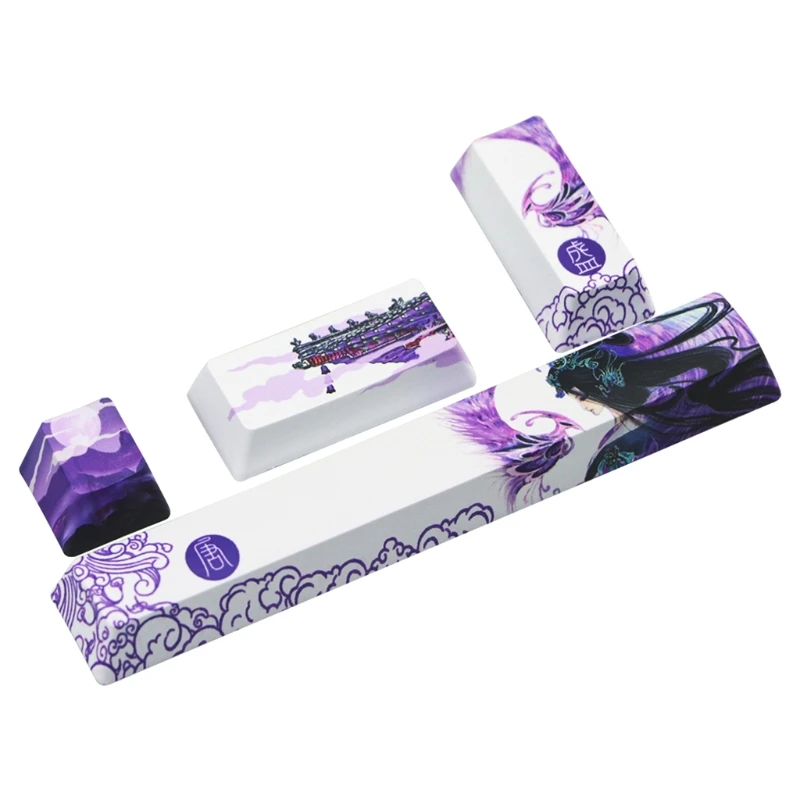 

PBT Five Sides Dye-subbed Keycap Space Bar 6.25u Esc Entre Keys 4 Keys
