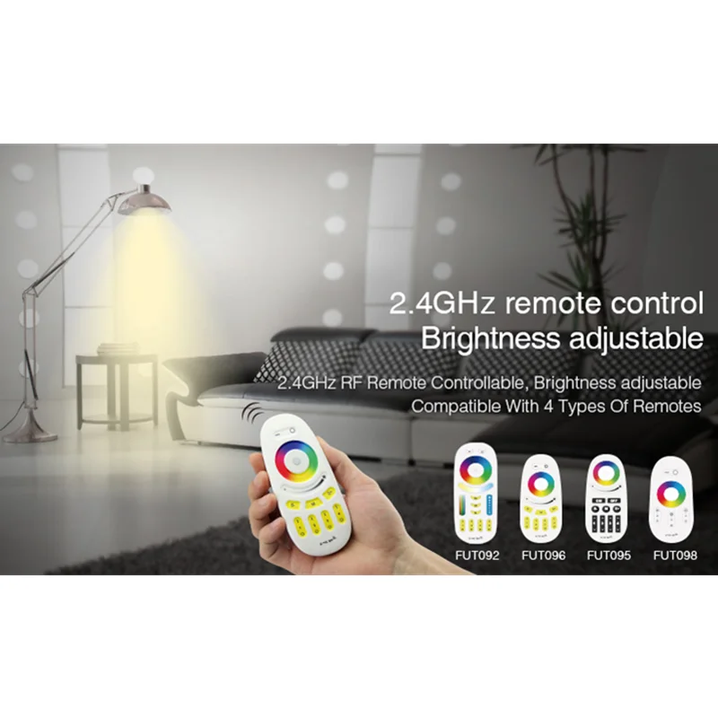 Светодиодный светильник Miboxer FUT013 5 Вт E14 RGB + CCT 100-240 в перем. Тока 2 4 ГГц Wi-Fi пульт