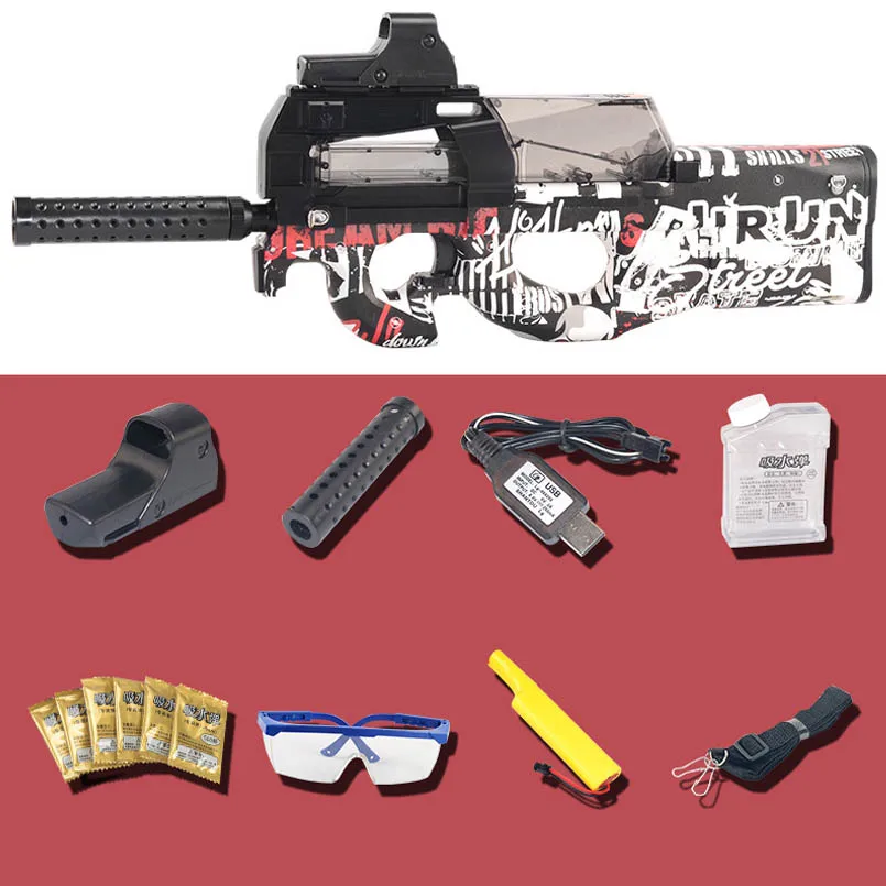 Электрический P90 граффити издание игрушечный пистолет живой CS штурмовой Снайпер