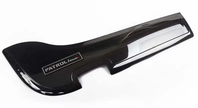 

For Nissan Patrol Y62 Carbon Fiber Door Protective Cover Anti-Kick Board Sticker Trim Decoration Car Interior Accessories