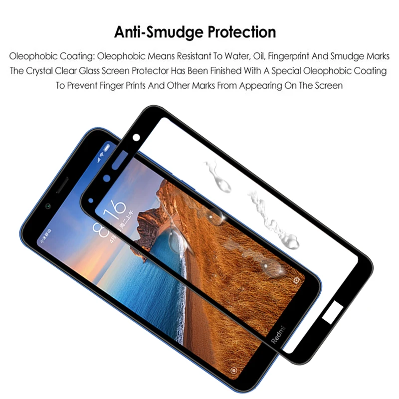 2 шт. Защитное стекло для Xiao mi Red 7A A7 Защитная пленка экрана Redme Re 7 A Xia 7a Xio