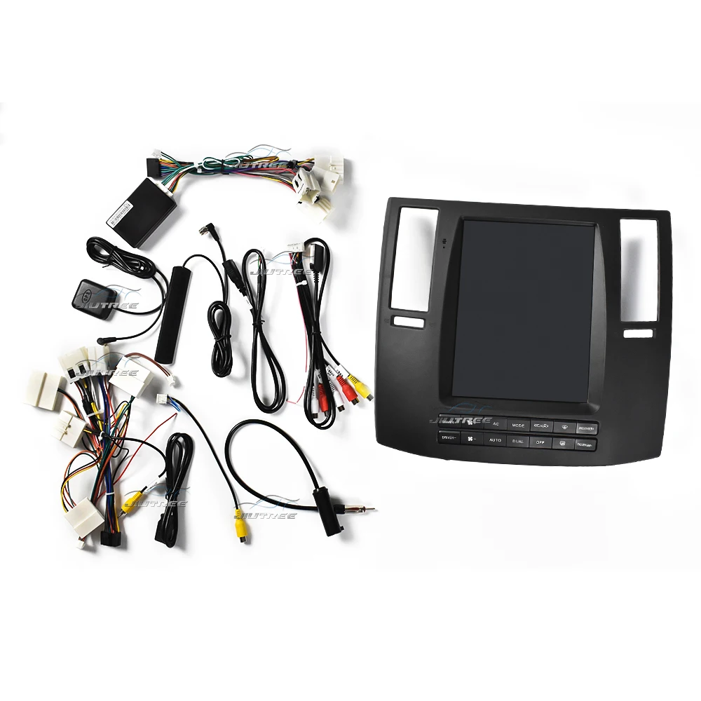 Штатная магнитола для Инфинити ФХ35 Экран Тесла Стиль For Infiniti FX35 2008 2009 2010 Tesla screen style