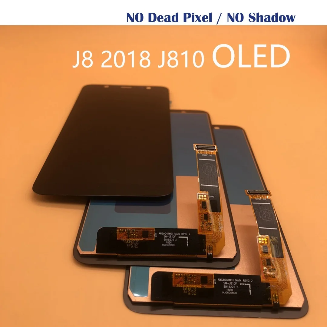 

2022 тестовый OLED-дисплей следующего поколения 100% для Samsung Galaxy J8 2018 J810 SM J810F J810M, сменный ЖК-дисплей с сенсорным экраном
