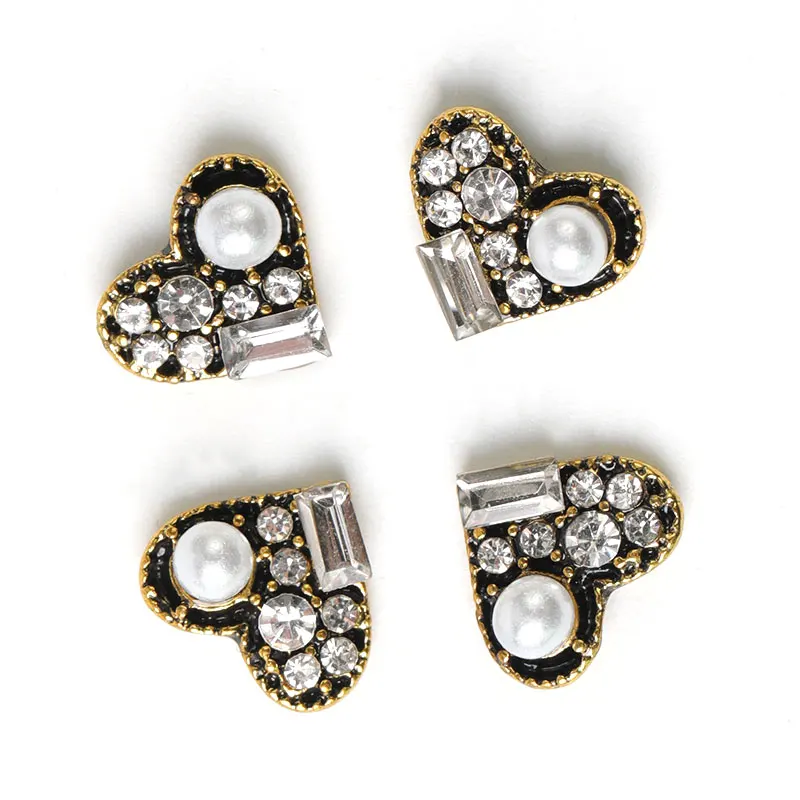 

10 pieces Antique alloy Marquise 3d nail art decorations charm rhinestone glitter crystal stone rhinestone jewelry acce